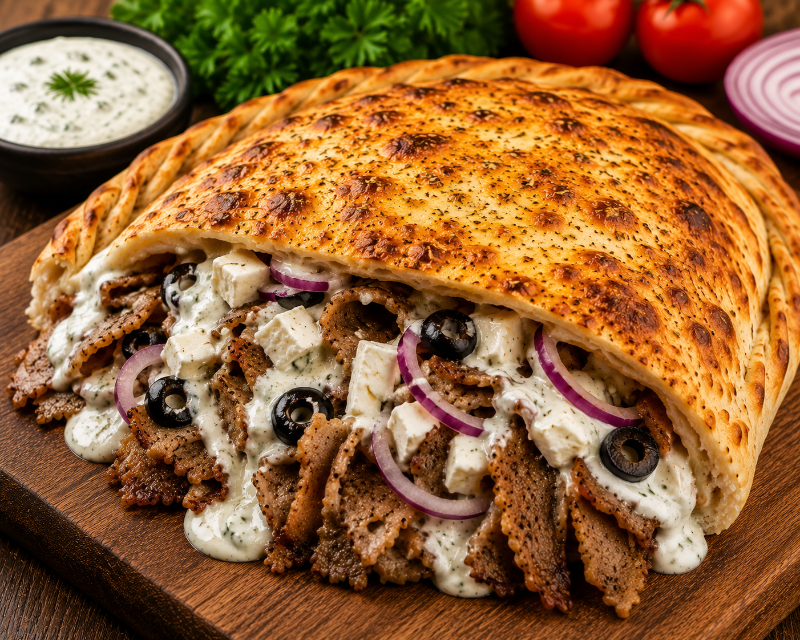 411 Pizza Drehspieß  Calzone