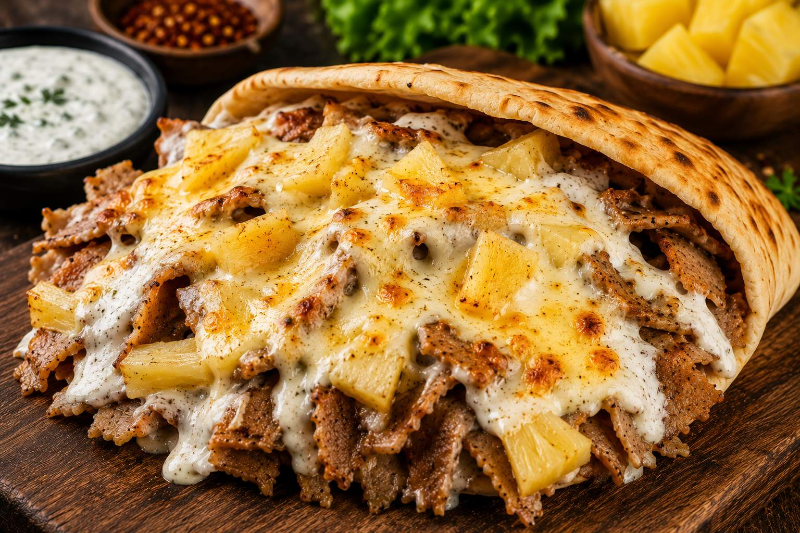 2b Drehspieß Pita Hawaii