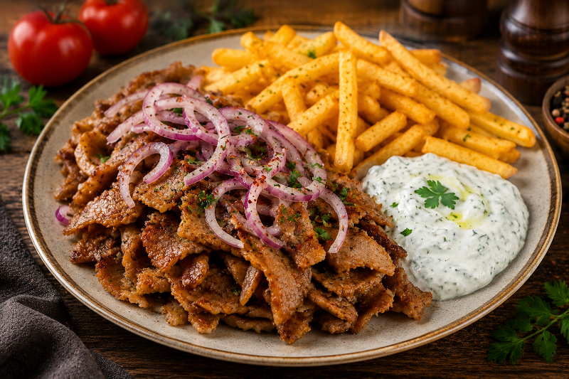 9 Drehspieß-Teller